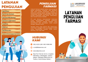 PT Lab Services Internasional Indonesia Perkuat Mutu dan Keamanan Produk Kesehatan melalu Pengujian Farmasi